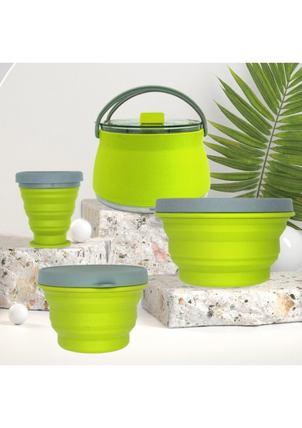 4 Adet Katlanır Açık Tencere Kampı (Yurt Dışından) fiyatları