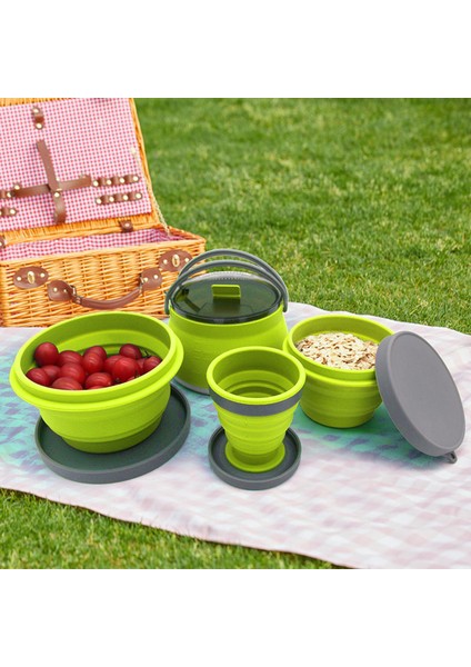 4 Adet Katlanır Açık Tencere Kampı (Yurt Dışından) modelleri