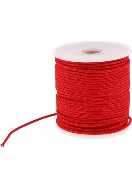 2mm 50M Tente Guyline Çadır Ipi Adam Hattı Kamp Kablosu Açık Yürüyüş Kırmızı (Yurt Dışından)