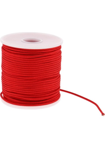 2mm 50M Tente Guyline Çadır Ipi Adam Hattı Kamp Kablosu Açık Yürüyüş Kırmızı (Yurt Dışından)