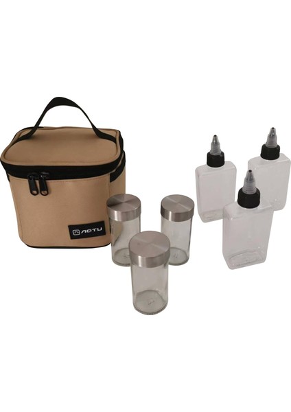Seyahat Çantası Baharat Dispenser ile Spice Shaker Kavanozları Sınırlı Tip B Için Set Seti B Tip B (Yurt Dışından) fiyatları