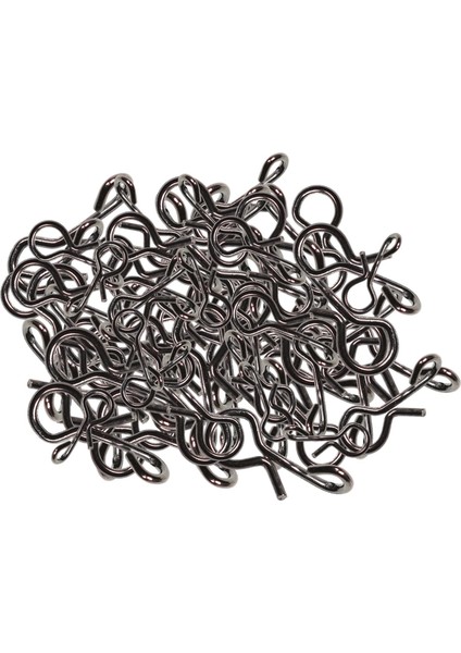 250PCS Hızlı Değişim Snap Fly Fishing Kiti Çelik Klipsler/kanca 5 Boyutlar (Yurt Dışından)