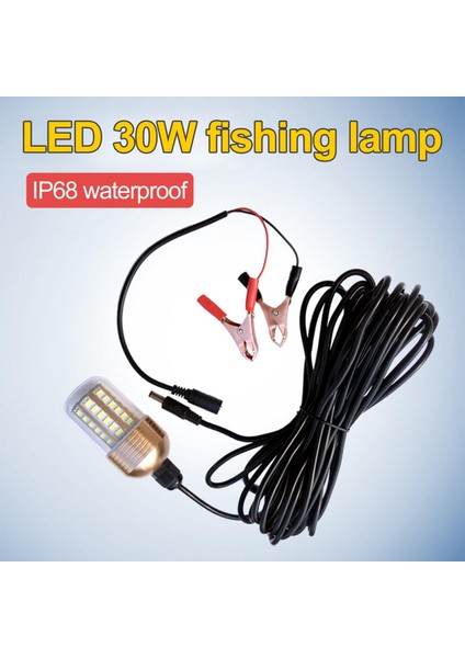 60 LED Sivil Balıkçılık Işığı Balıkları Çekir Gece Sarı Işık (Yurt Dışından)