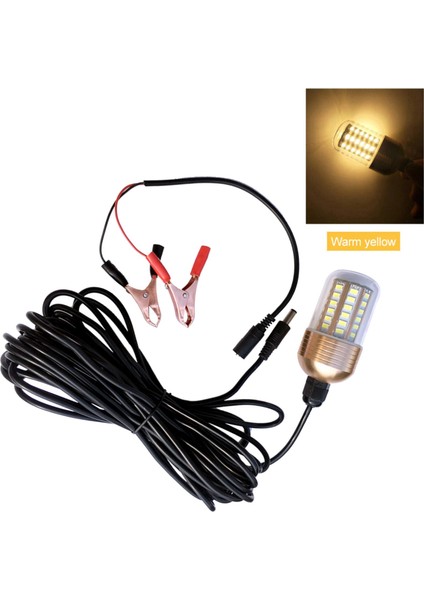 60 LED Sivil Balıkçılık Işığı Balıkları Çekir Gece Sarı Işık (Yurt Dışından)