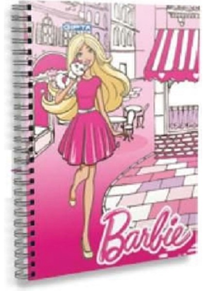 Barbie Not Defteri A6 Spiralli