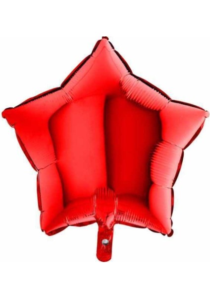Sevgililer Günü Kırmızı Folyo Yıldız Balon 45 cm 1 Adet