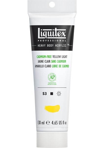 Professional Heavy Body Akrilik Boya 138ML Cadmium-Free Yellow Light 889 S3 modelleri