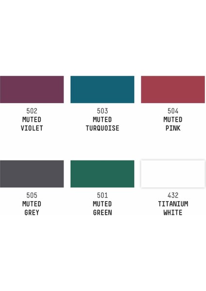 Professional Soft Body Akrilik Boya 6X59ML Set Muted Collection + White fırsatları