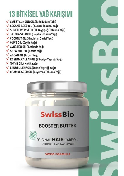 Booster Butter Orijinal Saç Bakım Yağı 200 ml