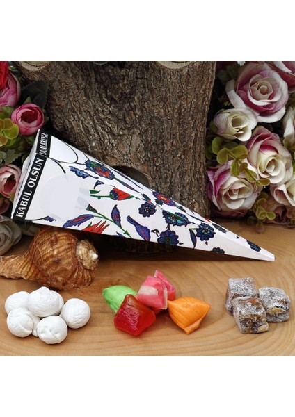 Mevlüt Şekeri Çifte Kavrulmuş Lokumlu Mevlana Şekerli (70 Gr.) 50 Adet