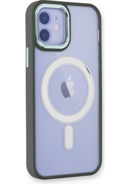 Apple iPhone 11 Kılıf Room Magneticsafe Silikon - Köknar Yeşili
