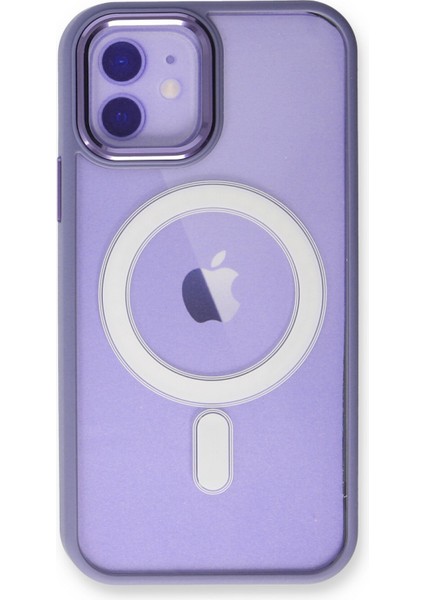 Apple iPhone 11 Kılıf Room Magneticsafe Silikon - Lila