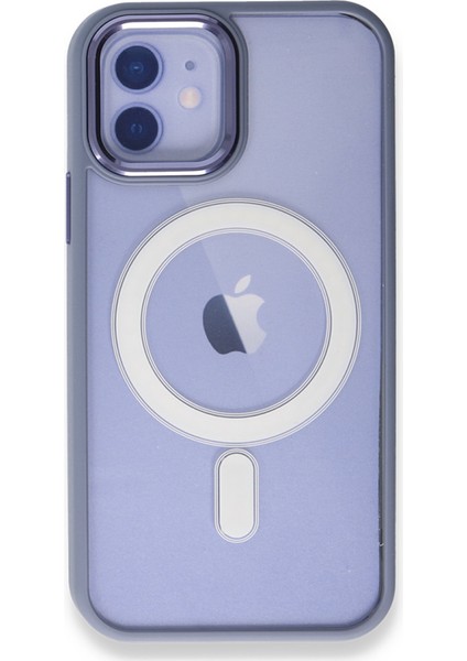 Apple iPhone 11 Kılıf Room Magneticsafe Silikon - Sierra Blue