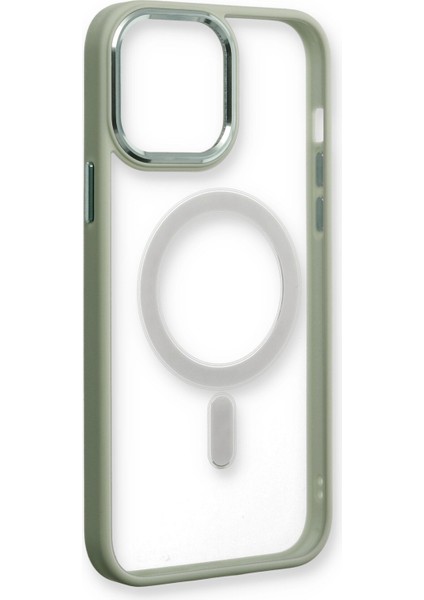 Apple iPhone 11 Kılıf Room Magneticsafe Silikon - Su Yeşili