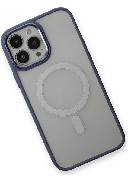 Apple iPhone 13 Pro Max Kılıf Room Magneticsafe Silikon - Sierra Blue modelleri