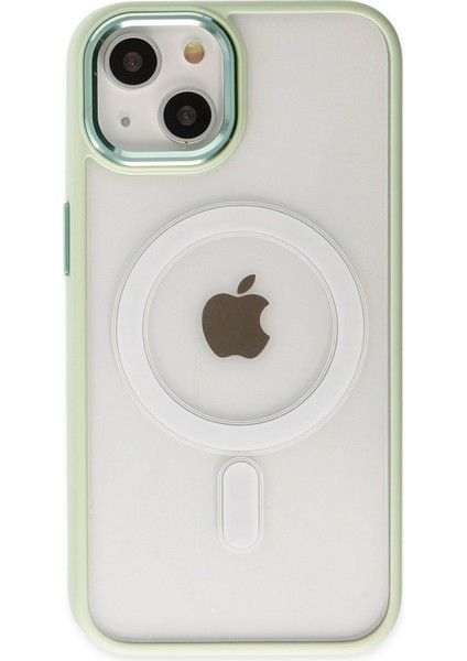 Apple iPhone 14 Plus Kılıf Room Magneticsafe Silikon - Su Yeşili fiyatları