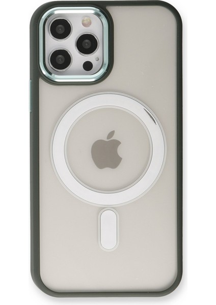 iPhone 12 Pro Max Kılıf Room Magneticsafe Silikon - Köknar Yeşili fiyatları