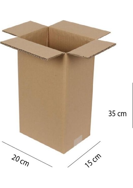 20X15X35 cm Çift Oluklu Koli 10 Adet