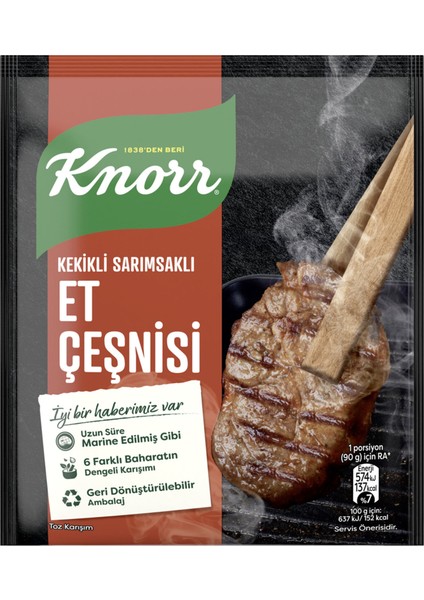 Et Çeşnisi Kekikli ve Sarımsaklı 40 G