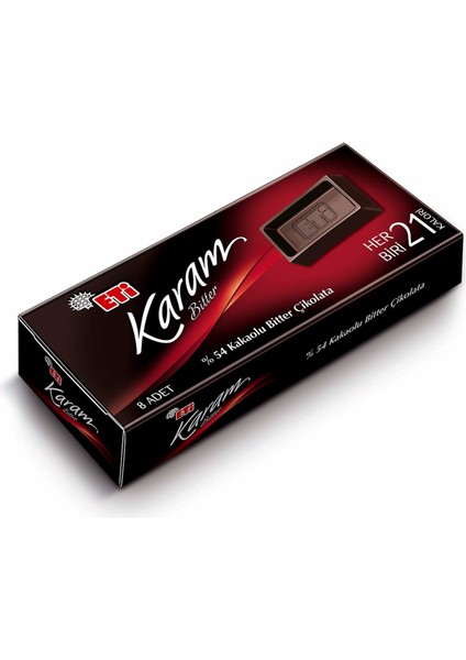 Karam Bitter Mini Çikolata 32 G