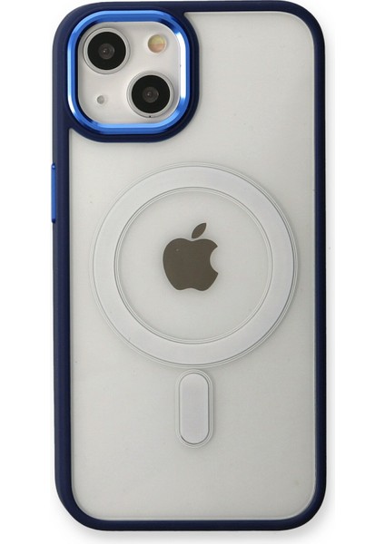 iPhone 14 Pro Max Kılıf Room Magneticsafe Silikon - Lacivert