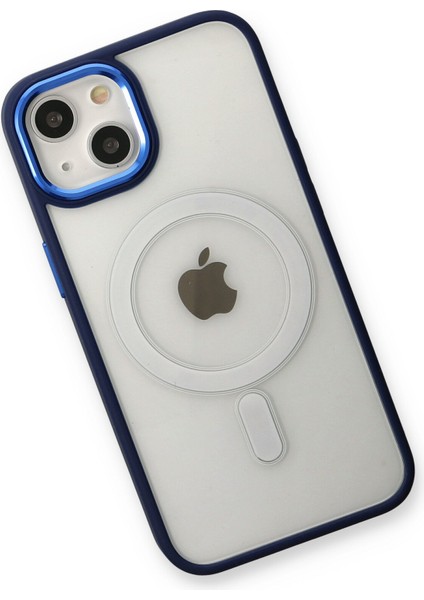 iPhone 14 Pro Max Kılıf Room Magneticsafe Silikon - Lacivert