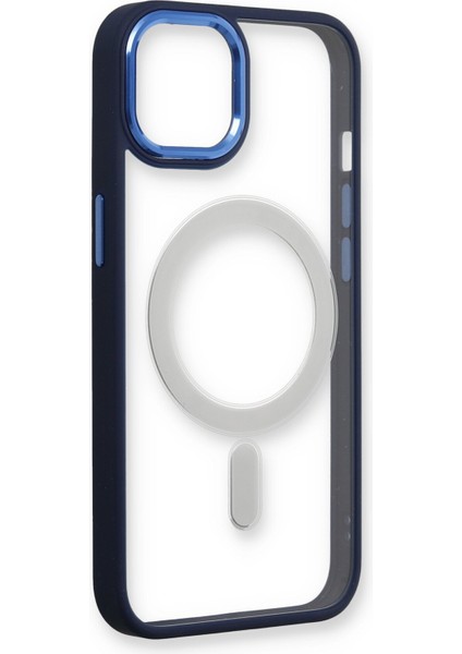 iPhone 14 Pro Max Kılıf Room Magneticsafe Silikon - Lacivert