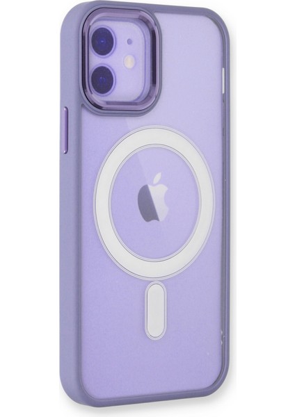 iPhone 11 Kılıf Room Magneticsafe Silikon - Lila