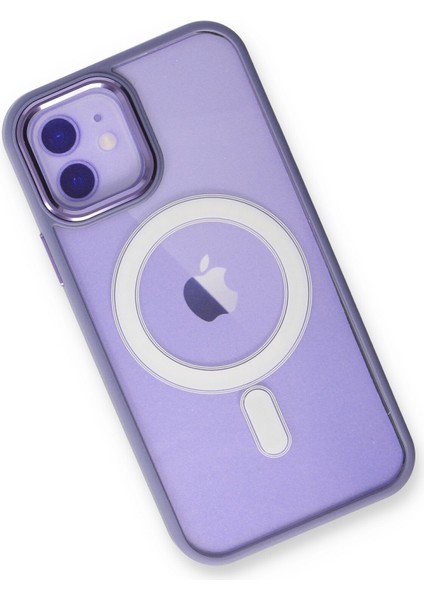 iPhone 11 Kılıf Room Magneticsafe Silikon - Lila modelleri