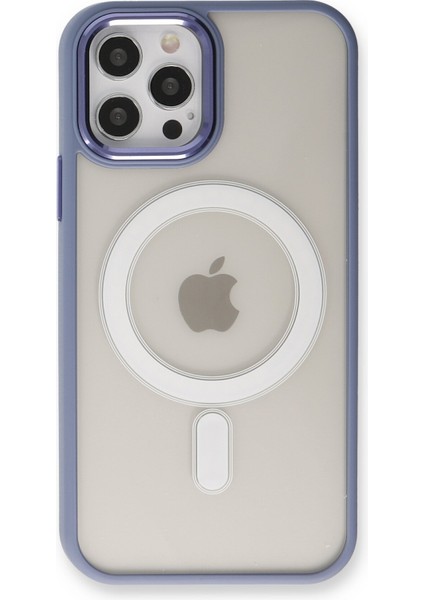 iPhone 12 Pro Max Kılıf Room Magneticsafe Silikon - Sierra Blue modelleri