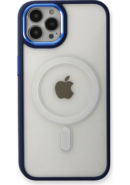 iPhone 13 Pro Max Kılıf Room Magneticsafe Silikon - Lacivert