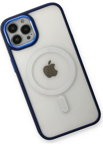 iPhone 13 Pro Max Kılıf Room Magneticsafe Silikon - Lacivert