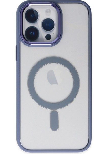 iPhone 14 Pro Max Kılıf Room Magneticsafe Silikon - Sierra Blue fiyatları