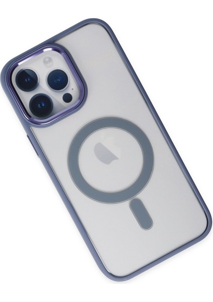iPhone 14 Pro Max Kılıf Room Magneticsafe Silikon - Sierra Blue modelleri