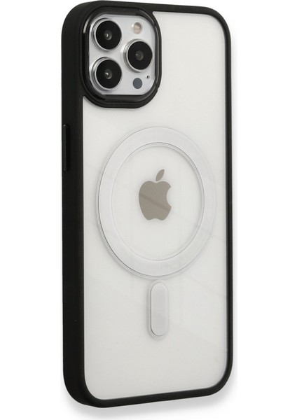 iPhone 13 Pro Kılıf Room Magneticsafe Silikon - Siyah