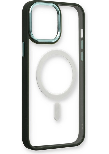 iPhone 13 Pro Max Kılıf Room Magneticsafe Silikon - Köknar Yeşili
