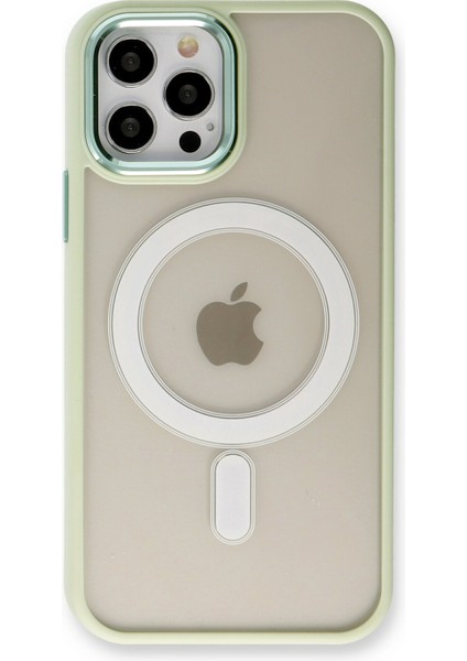 iPhone 12 Pro Max Kılıf Room Magneticsafe Silikon - Su Yeşili fiyatları