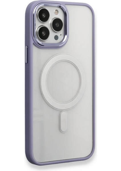 iPhone 13 Pro Kılıf Room Magneticsafe Silikon - Lila