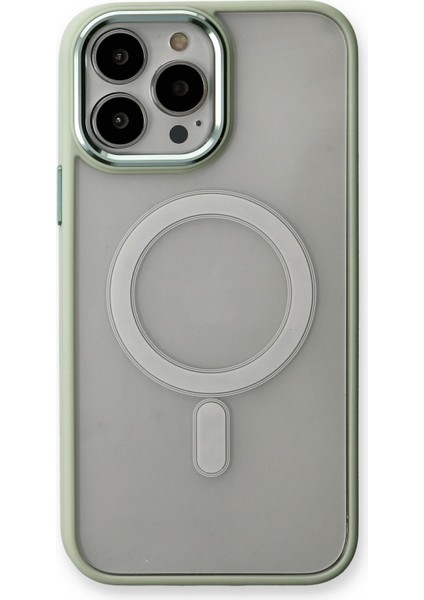 iPhone 13 Pro Kılıf Room Magneticsafe Silikon - Su Yeşili fiyatları