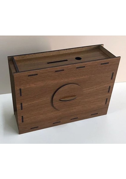 Ahşap Parabox Para Biriktirme Kutusu