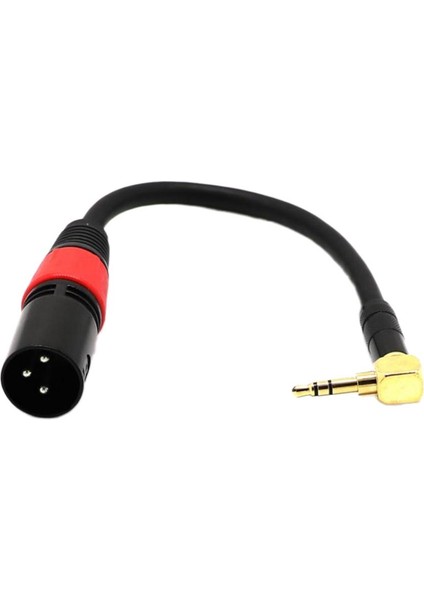 Xlr 3 Pin Erkek Amplifikatör Için 3,5 mm Erkek Port Stereo Ses Kablosu
