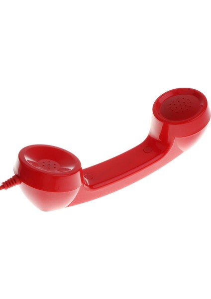 3,5mm Mikrofon Telefon Telefonu Telefon Klasik Alıcı Kırmızı indirimleri