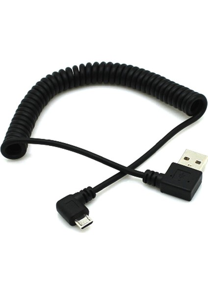Açılı Spiral USB 2.0 Yay Kablosu Esnek
