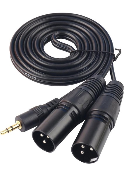 3,5 mm (1/8 Inç) Xlr 3 Pin Ayırıcı Kablosu(Yurt Dışından)