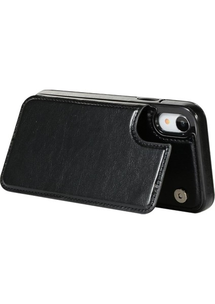 Pu-Lather Toz Gözden Geçirilmiş Telefon Tam Konteyner W/cart-Lot Xr Siyah fiyatları