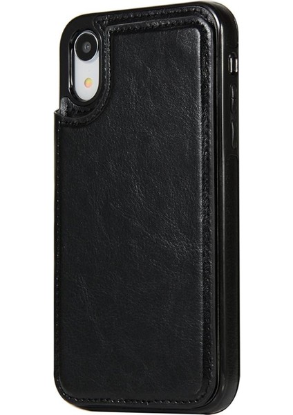 Pu-Lather Toz Gözden Geçirilmiş Telefon Tam Konteyner W/cart-Lot Xr Siyah fırsatları