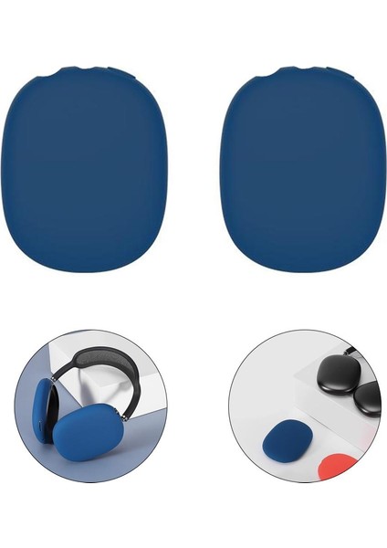 Silikon Kulaklık Kulaklık Kapağı Manşon Kulak Ped/bardak, Kurulumu Kolay - Mavi indirimleri