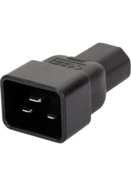 Iec 320 C20 3-PIN-C13 Fiş Tedarik Dönüştürücü Adaptörü