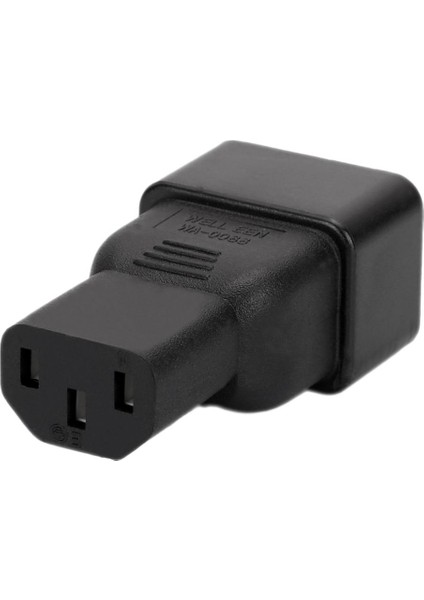Iec 320 C20 3-PIN-C13 Fiş Tedarik Dönüştürücü Adaptörü