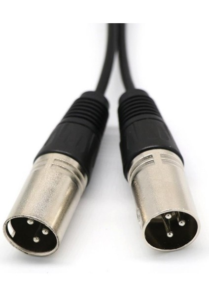 Çift 2 Xlr Erkek Fişine Kadın 3 Dengeli Yama Kablosu Ayırıcı Kablosu modelleri